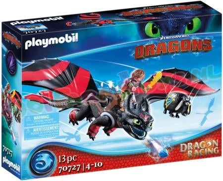 Playmobil Dragons Hikkie en Tandloos, Ophalen