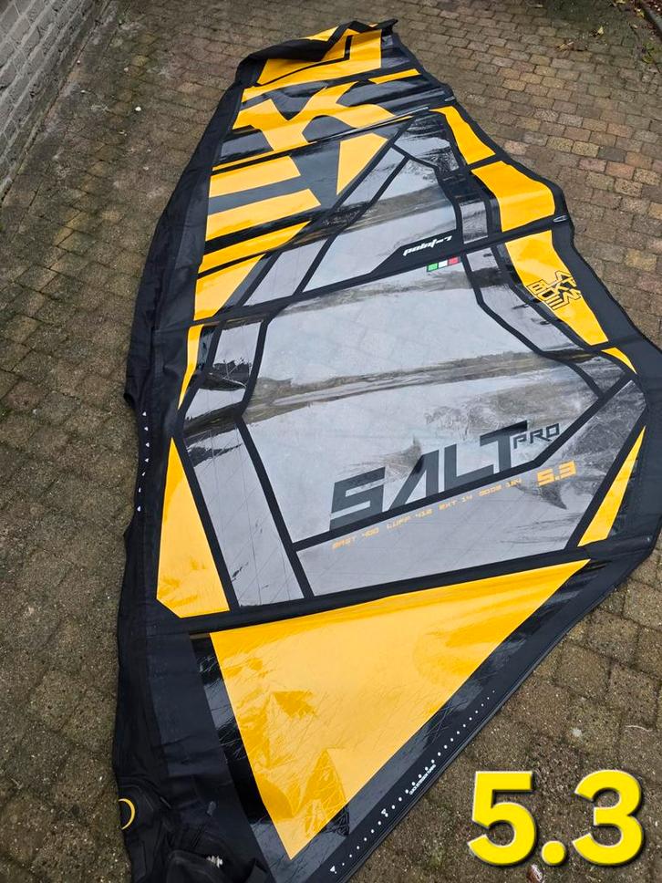 P7 windsurf gear sail boom mast harness lines  s2maui, Watersport en Boten, Windsurfen, Gebruikt, Overige typen, Minder dan 5 m²