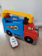 MEGA Bloks bouwen en race truck, Kinderen en Baby's, Speelgoed | Speelgoedvoertuigen, Ophalen, Zo goed als nieuw