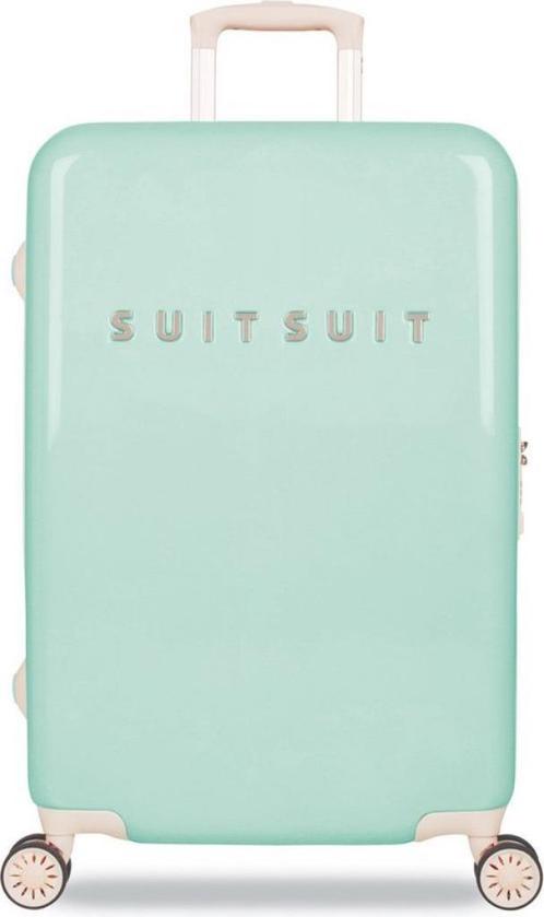 ✅NIEUW✅ SUITSUIT Fabulous Fifties koffer 66 cm Luminous Mint, Sieraden, Tassen en Uiterlijk, Koffers, Nieuw, Hard kunststof, Slot