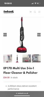 Ewbank EP170 3-in-1 Floor cleaner & polisher NIEUW, Huis en Inrichting, Schoonmaakartikelen, Ophalen of Verzenden