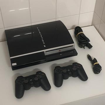 PS3 | SONY PlayStation 3 80GB met 2 Controllers & Kabels beschikbaar voor biedingen
