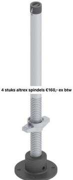 Te koop 4 nieuwe altrex spindels, Altrex, Nieuw, Ophalen of Verzenden, Rolsteiger of Kamersteiger