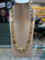 18 Kt Goud - 162 Gr - PLATTE MAGNUM - Ketting, Ophalen, Nieuw, Goud