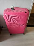 Roze American Tourister Koffer - Gebruikt, Sieraden, Tassen en Uiterlijk, Koffers, Gebruikt, Hard kunststof, Ophalen of Verzenden