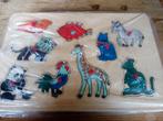 Leuke houten dieren puzzel, Ophalen, Minder dan 10 stukjes, 6 maanden tot 2 jaar