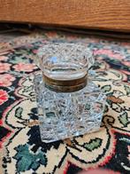 Antiek Kristallen Inktpot met Deksel, Antiek en Kunst, Antiek | Glas en Kristal, Ophalen of Verzenden