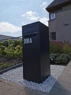 Pakket Brievenbus Frontbox-DeLuxe-Achteruitname-Postvak, Ophalen of Verzenden, Nieuw, Staal, Staande brievenbus