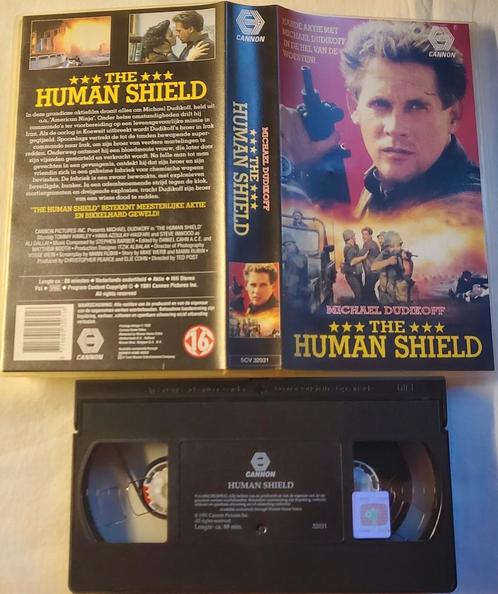 The Human Shield VHS Actie/Oorlog, Cd's en Dvd's, VHS | Film, Zo goed als nieuw, Actie en Avontuur, Vanaf 16 jaar, Ophalen of Verzenden