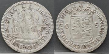 6 stuiver 1678 Scheepjesschelling Enkhuizen - West Friesland beschikbaar voor biedingen