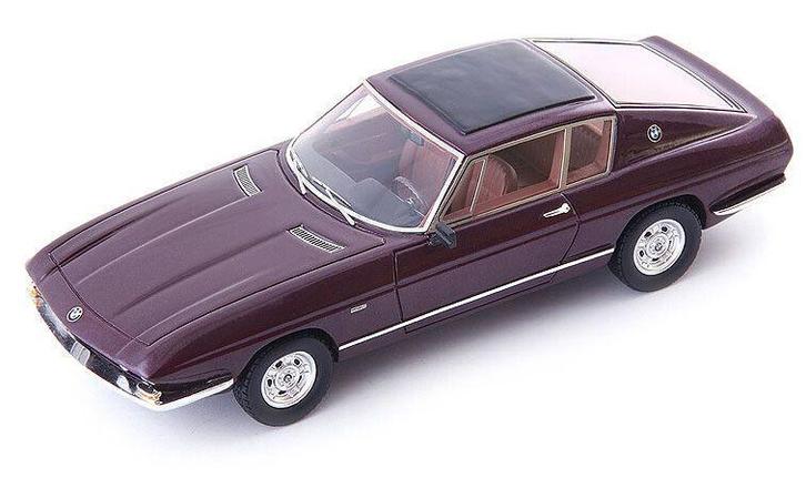 BMW 2800 GTS Frua 1969 donkerrood met. (1:43, Avenue 43), Hobby en Vrije tijd, Modelauto's | 1:43, Nieuw, Auto, Overige merken