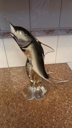 glazen grote zware dolfijn, Antiek en Kunst, Antiek | Glas en Kristal, Ophalen
