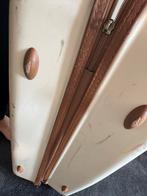 Gebruikte Koffer met Wieltjes, Wieltjes, Gebruikt, 50 tot 60 cm, Hard kunststof