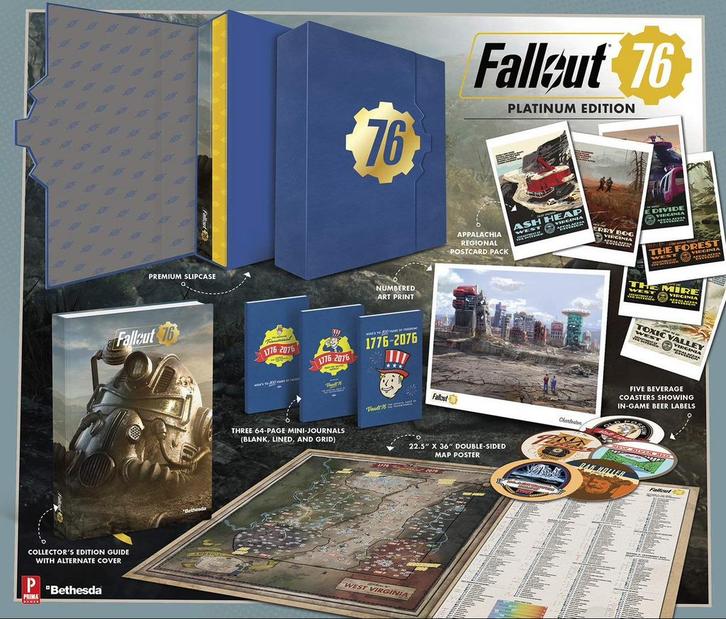 Nieuwe FALLOUT 76 ‘Prima Official Platinum Gaming Guide’, Boeken, Advies, Hulp en Training, Nieuw, Ophalen of Verzenden