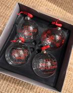 Nieuw Riverdale kerstballen 12 stuks 3dozen glas rode teks, Ophalen of Verzenden, Nieuw