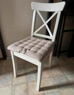 Ikea ingolf stoel wit, Huis en Inrichting, Ophalen, Gebruikt, Wit, Eén