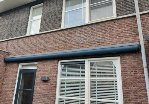 Mooi antraciet grijs zonnescherm Verano 5 x 3 meter, Tuin en Terras, Zonneschermen, Gebruikt, Knikarmscherm, 300 cm of meer, 450 cm of meer