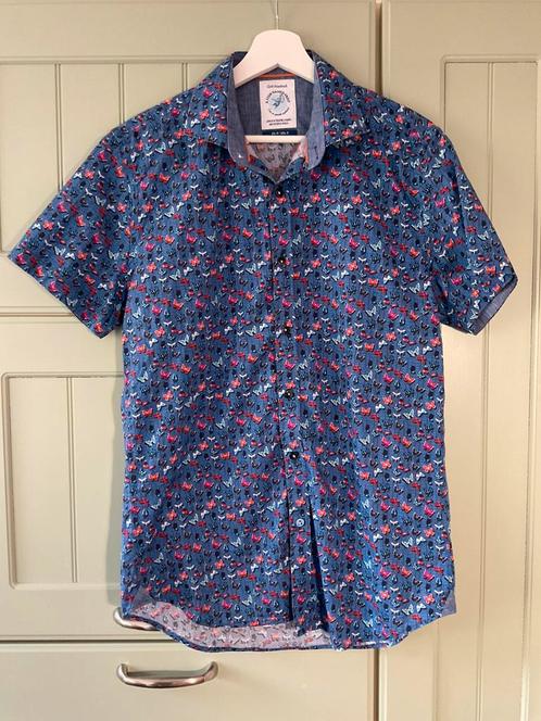 A Fish Named Fred korte mouw maat M butterfly, Kleding | Heren, Overhemden, Ophalen of Verzenden