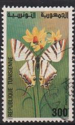Tunesie 1994 Bloemen, Verzenden, Gestempeld, Dier of Natuur