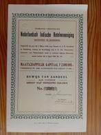Aandeel Nederlandsch Indische Hotelvereeniging - 1921, Ophalen of Verzenden, 1920 tot 1950, Aandeel