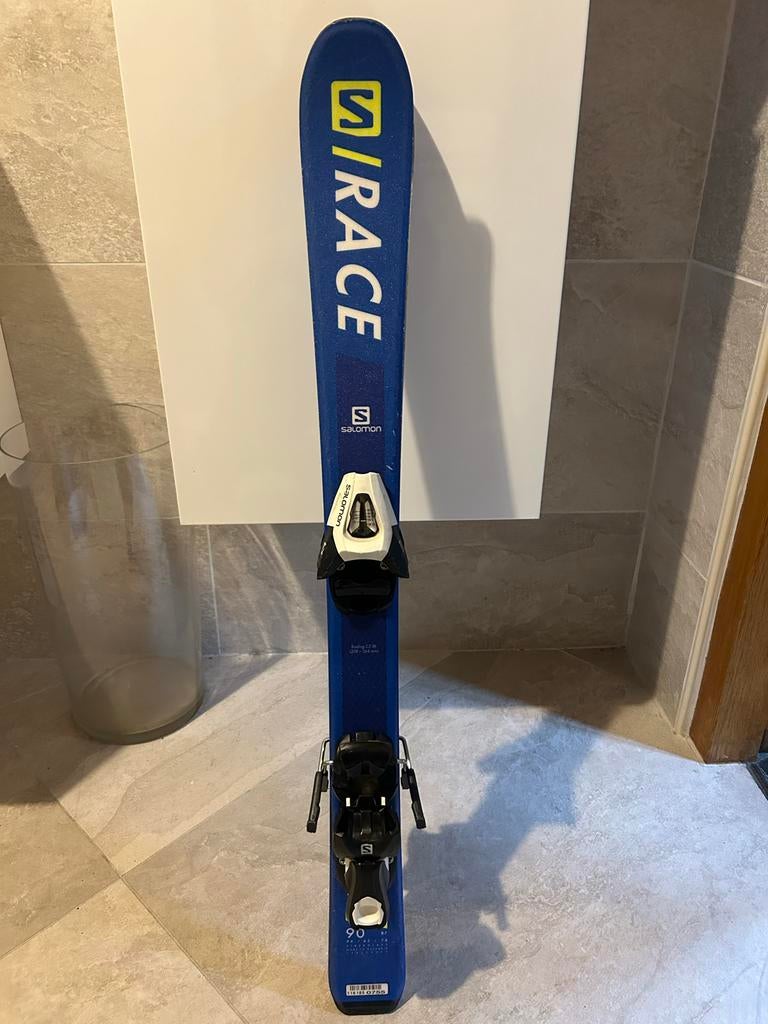 Kinderski Salomon 90 cm - Incl. bindingen, Sport en Fitness, Skiën en Langlaufen, Ophalen, Gebruikt, Salomon, Carve