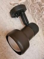 Vintage retro Wandspot/Plafondspot - Metaal, Huis en Inrichting, Lampen | Spots, Gebruikt, Metaal of Aluminium, Ophalen of Verzenden