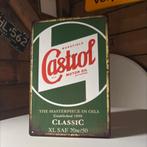 Castrol motor oil metalen bord - 20x30 cm, Reclamebord, Barbeleving, Nieuw, Ophalen of Verzenden