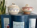 Brocante dekschalen uit Frankrijk, Ophalen of Verzenden