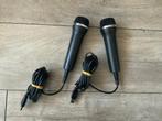 2x Microfoon voor Lets Sing spellen Playstation 4 Microfoons, Muziek, Ophalen of Verzenden, Zo goed als nieuw, 3 spelers of meer