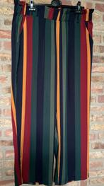 Nieuw! Super leuke wijde streep broek groen blauw 44.  46, Overige kleuren, Maat 46/48 (XL) of groter, Nieuw, Ophalen of Verzenden