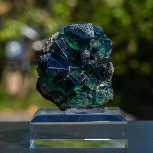 fluoriet uit pocket 42 #15, Verzamelen, Mineralen en Fossielen, Mineraal, Ophalen of Verzenden