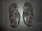 Tommy Hilfiger dames sandalen. Donkerbruin., Bruin, Gedragen, Tommy Hilfiger, Sandalen of Muiltjes