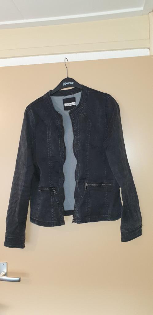 Dames jasje zwart/antraciet, Kleding | Dames, Jasjes, Kostuums en Pakken, Nieuw, Jasje, Maat 42/44 (L), Zwart, Ophalen