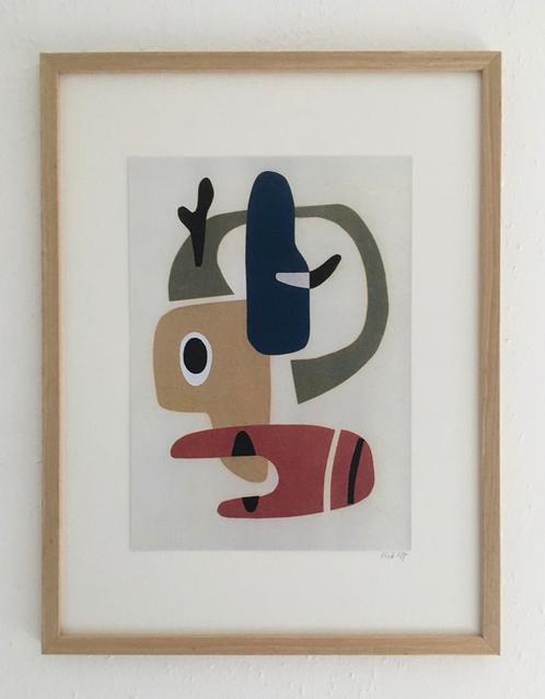Collage, Antiek en Kunst, Kunst | Schilderijen | Modern, Ophalen of Verzenden