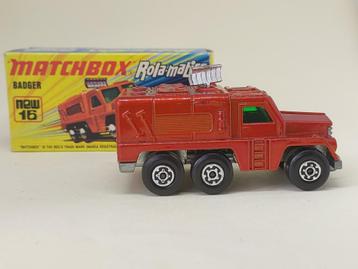 BADGER ROLA MATICS MATCHBOX No16 UIT 1973 ONBESPEELD MET DO beschikbaar voor biedingen