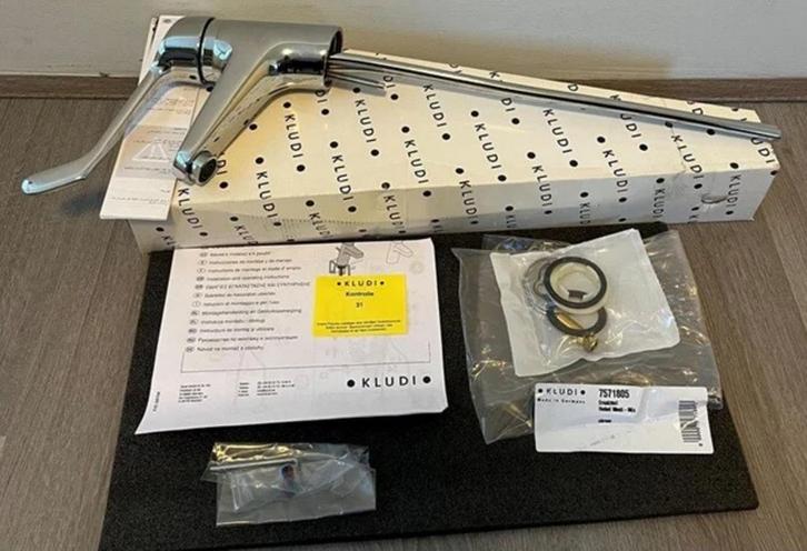 Kludi Medi-Mix 332720564 Wastafelkraan Chroom, Doe-het-zelf en Verbouw, Sanitair, Nieuw, Kraan, Chroom, Ophalen of Verzenden