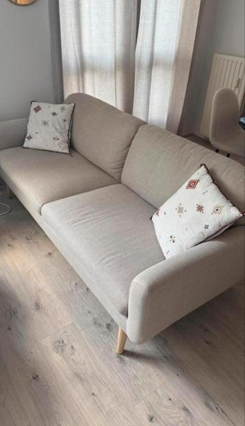 Bank Lilly 3-zits beige bank beschikbaar voor biedingen