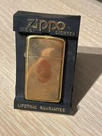 Zippo goldplated 1992 gemarkeerd, Verzamelen, Ophalen of Verzenden, Aansteker, Zo goed als nieuw