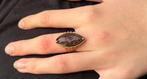 Intaglio 18k gouden vintage ring abbia noot fraai unisex