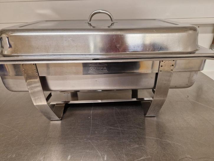 ZGAN  rvs buffetwarmer chafing dish voedselpan, Huis en Inrichting, Keuken | Keukenbenodigdheden, Zo goed als nieuw, Ophalen of Verzenden
