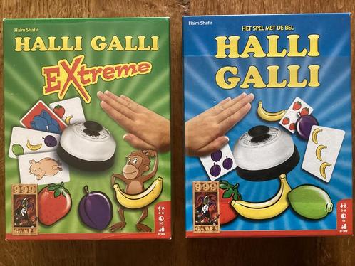 999 games:  Halli Galli  en Halli Galli Extreme., Hobby en Vrije tijd, Gezelschapsspellen | Kaartspellen, Zo goed als nieuw, Ophalen of Verzenden