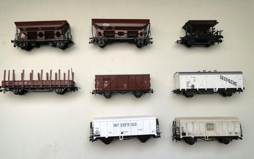 goedrenwagens HO 2, Hobby en Vrije tijd, Modeltreinen | H0, Gebruikt, Wagon, Gelijkstroom, Overige merken, Ophalen
