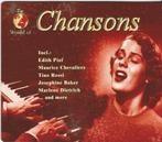 The world of CHANSONS = 2cd = 3,99, Cd's en Dvd's, Cd's | Franstalig, Ophalen of Verzenden, Zo goed als nieuw