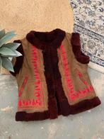 Vintage Afghaanse waistcoat S M bohemian gevoerd gilet, Kleding | Dames, Ophalen of Verzenden, Zo goed als nieuw, Maat 36 (S)