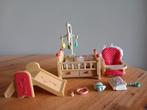Sylvanian families babykamer/bedje/stoel/glijbaan, Ophalen of Verzenden, Zo goed als nieuw