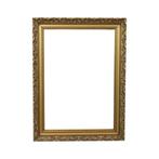 Klassieke Oude Houten Barok Rococo Stijl Lijst Goud 79x59cm, Gebruikt, Ophalen of Verzenden, 75 cm of meer, 50 tot 75 cm