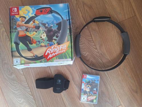Ringfit adventure compleet met doos voor de nintendo switch, Spelcomputers en Games, Games | Nintendo Switch, Zo goed als nieuw