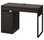 Malm Bureau Zwart Ikea, Huis en Inrichting, Bureaus, Ophalen, Zo goed als nieuw