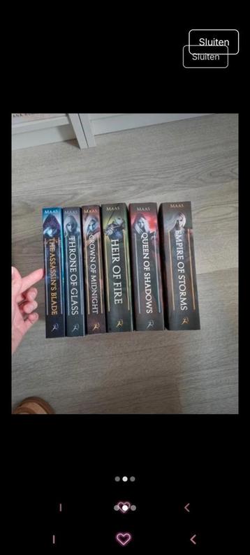Throne of glass, sarah j maas.  beschikbaar voor biedingen
