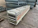 Layher aluminium werkbrug/loopbrug/steigerbrug 6.10x0.60M, Ophalen, Gebruikt, Gevelsteiger, 5 meter of hoger